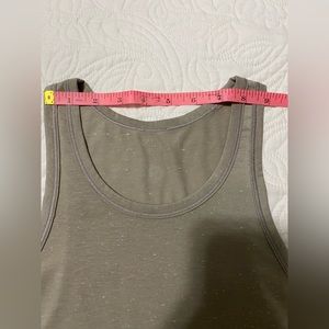 Gray Lululemon workout tank top shirt
